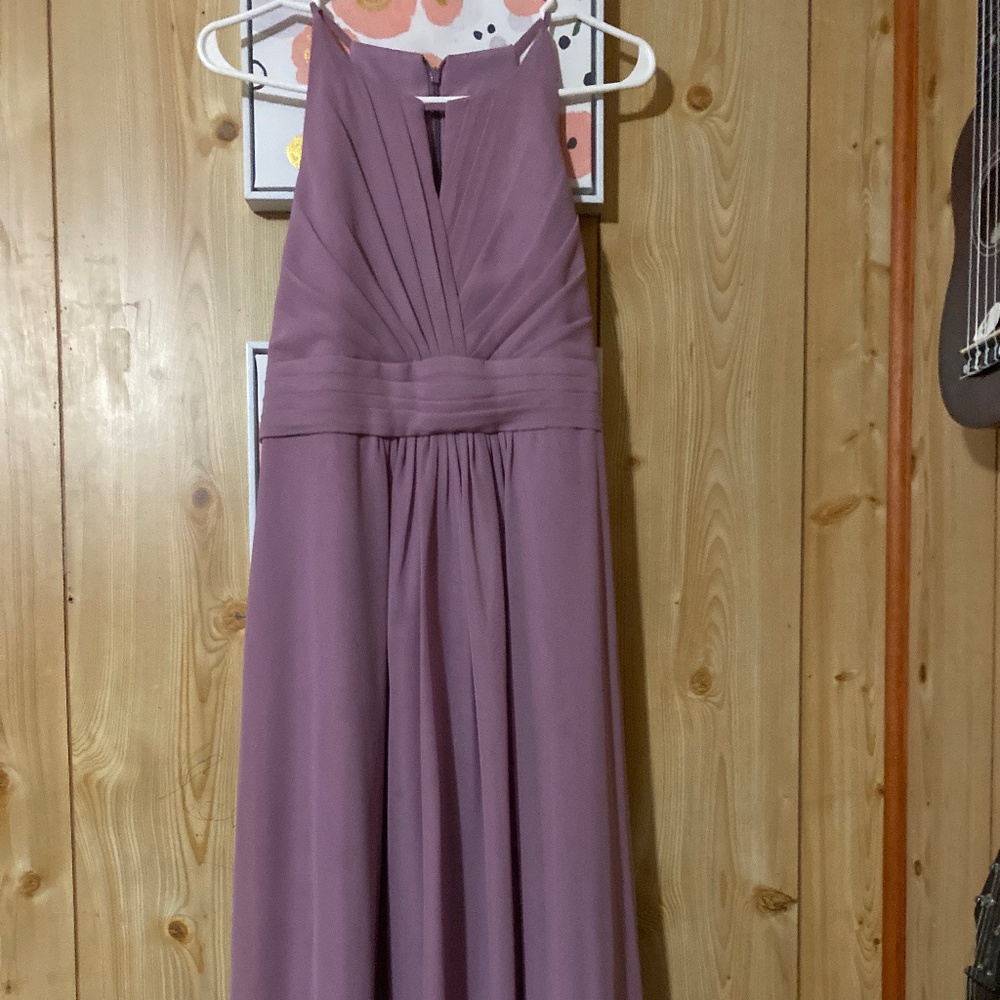 Purple bridesmaid/prom dress